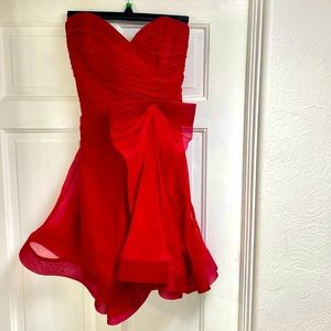 Red ABS Allen Schwartz Dress